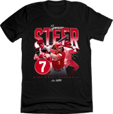 Spencer Steer Retro 90s black T-shirt In The Clutch